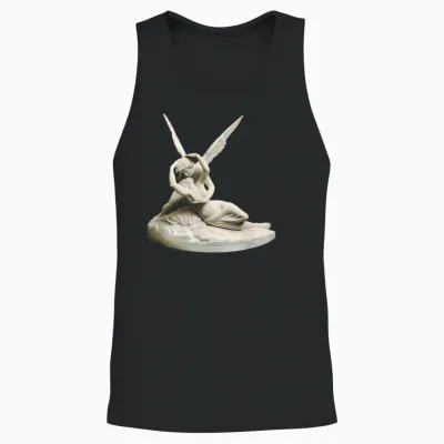 Amore E Psiche | Amour Et Psyche T-Shirt, Black, S Unisex Tank Top - Black