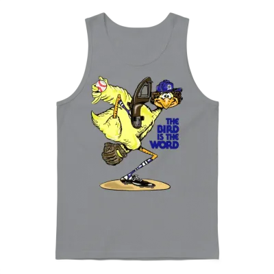 The Bird Is the Word Unisex Tank Top - Sport Grey