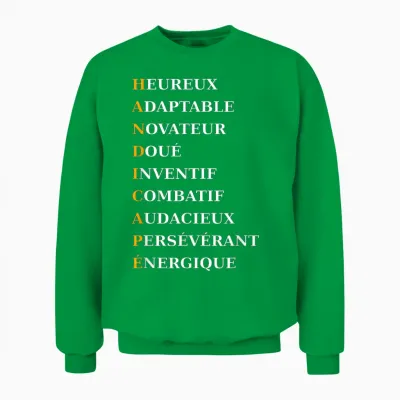 Quote I Am Disabled Best Super Disabled Unisex Sweatshirt - Irish Green
