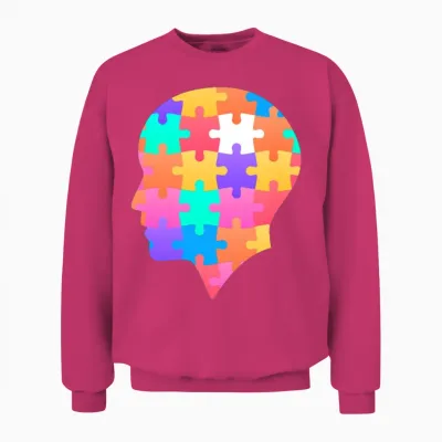 Puzzle Puzzles Puzzle Shirt Funny Puzzle Gift Idea Unisex Sweatshirt - Heliconia