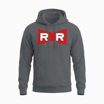 Red Ribbon Army Unisex Hoodie - Charcoal