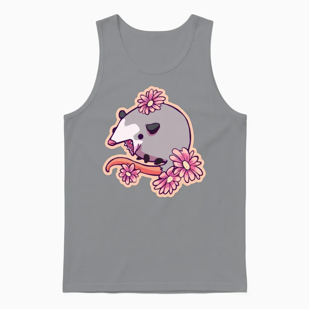 Funny Opossum Possum Unisex Tank Top - Sport Grey