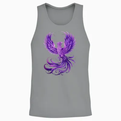 Phoenix Bird Mythischer Vogel Verjüngung Vogel Unisex Tank Top - Sport Grey
