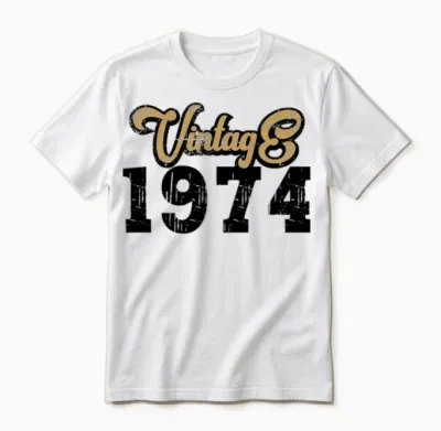 1974 Vintage Unisex T-Shirt - White