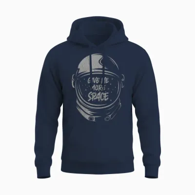 Zitat Astronaut - I Need More Space Unisex Hoodie - Navy
