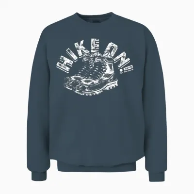 Hike On! - Hiking Unisex Sweatshirt - Dark Heather