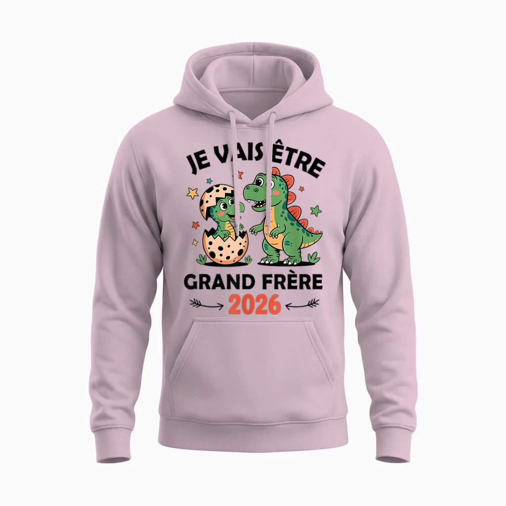 I Will Be Big Brother 2026 Future Big Brother Unisex Hoodie in Light Pink