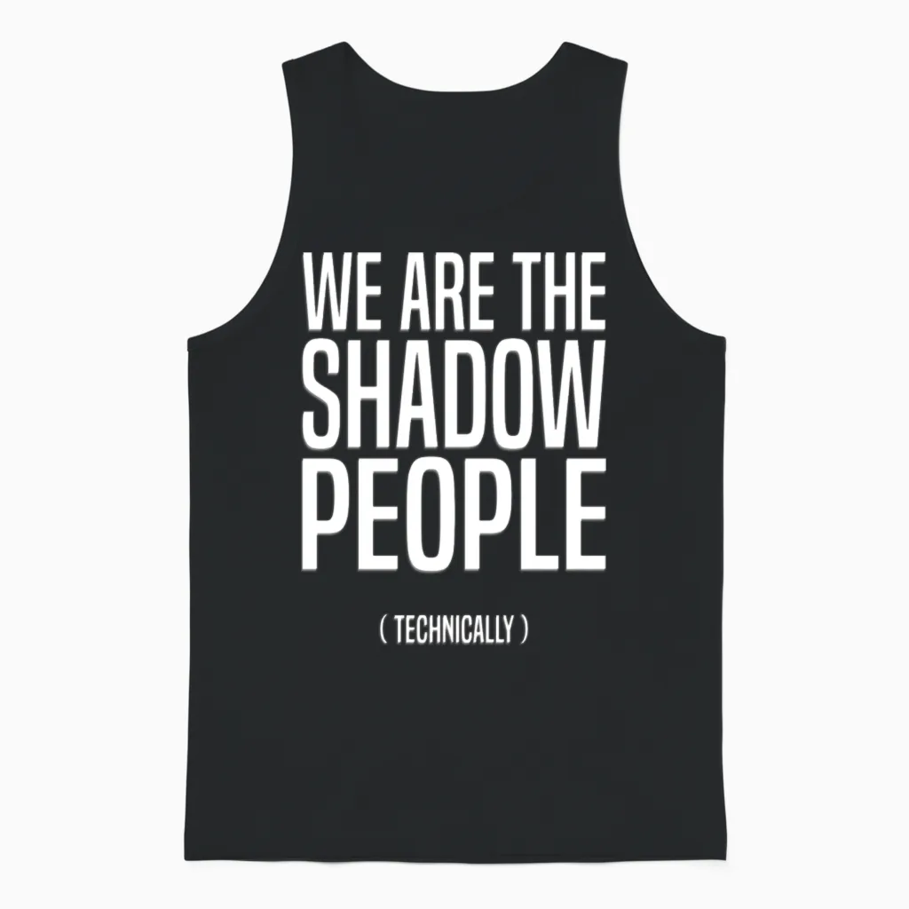 Stage Technician Unisex Tank Top in Black