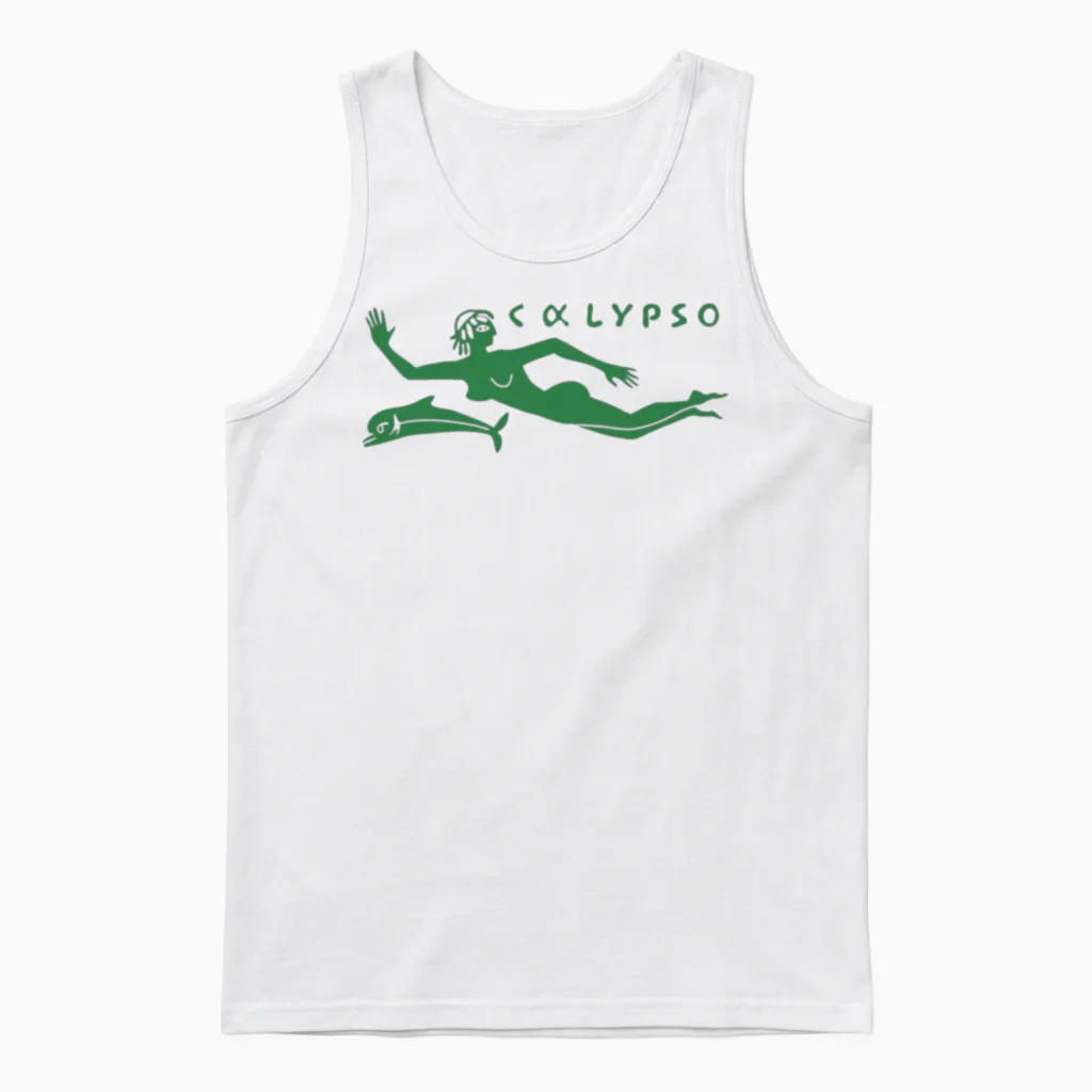 Rv Calypso, Jacques Yves Cousteau Unisex Tank Top in White