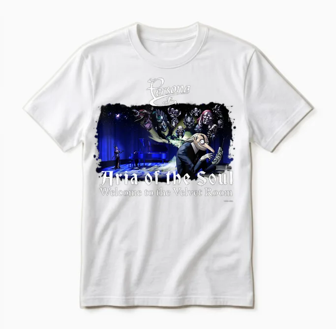 Atlus Revelations: Persona Welcome to the Velvet Room Unisex T-Shirt in White