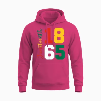 Juneteenth Shirts Women Men African American Juneteenth 1865 Unisex Hoodie - Heliconia