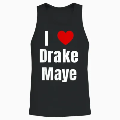 I Love Drake Maye Qb Football Fan Unisex Tank Top - Black