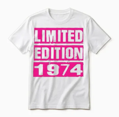 Limited Edition 1974 Unisex T-Shirt - White