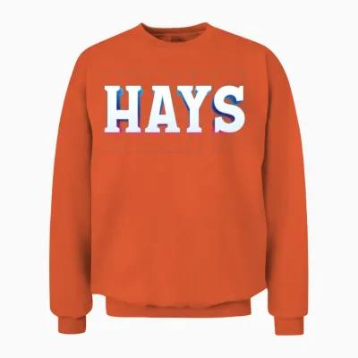 Retro - Hays Unisex Sweatshirt - Orange