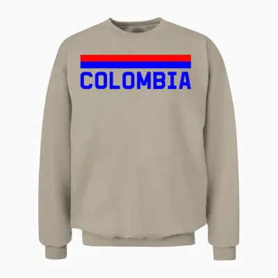 Kolumbien Outfit Kolumbianische Bekleidung Colombia Design Unisex Sweatshirt - Sand
