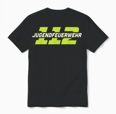 Feuerwehr Jugend Kinderfeuerwehr Jugendfeuerwehr Unisex T-Shirt - Black