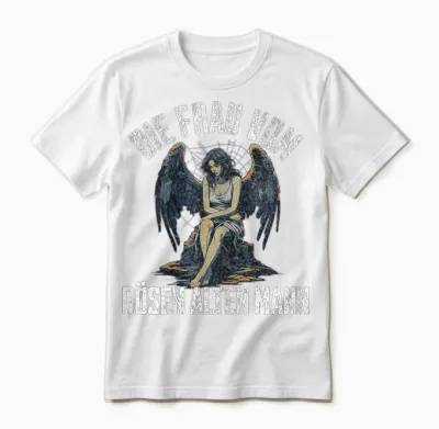 Die Frau Vom Bösen Alten Mann Unisex T-Shirt - White
