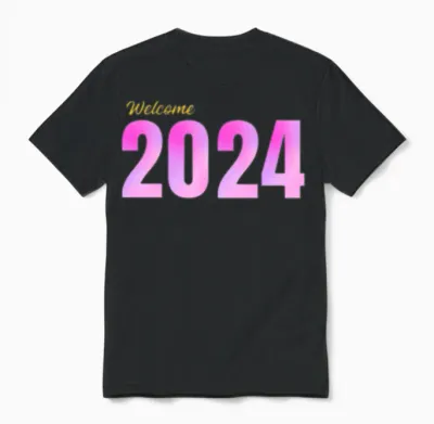 2024 Unisex T-Shirt - Black