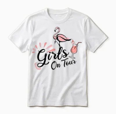 Mädels Party Girls Trip Mädelsurlaub Girls on Tour Unisex T-Shirt - White