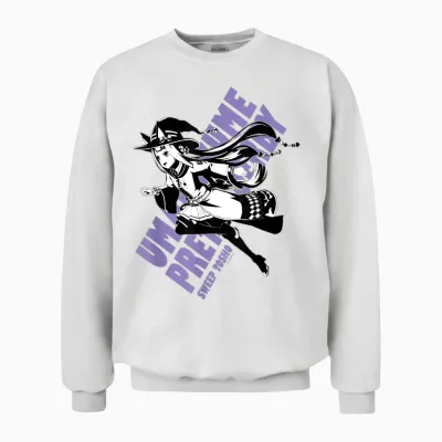 Umamusume: Pretty Derby Sweep Tosho Unisex Sweatshirt - White