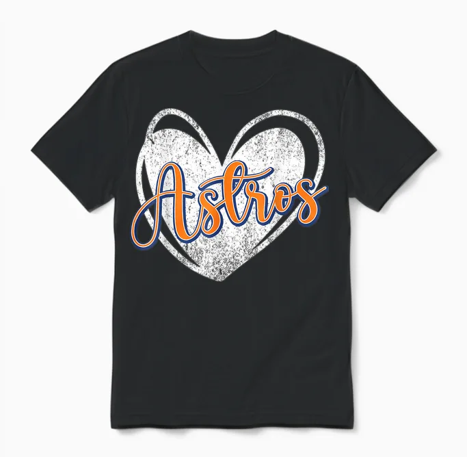 Vintage Astro Retro Style 70s 80s 90s First Name Unisex T-Shirt in Black