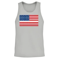 America Patriotic & 4th of July Unisex Tank Top - Ash – 2