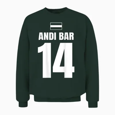 Mallorca Sauf Trikot österreich, Andi Bar Unisex Sweatshirt - Forest
