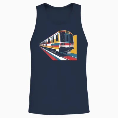 Trains Métropolitains Conducteurs De Train Conducteur De Train Unisex Tank Top - Navy