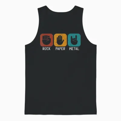 Heavy Metal Music - Rock On Unisex Tank Top - Black