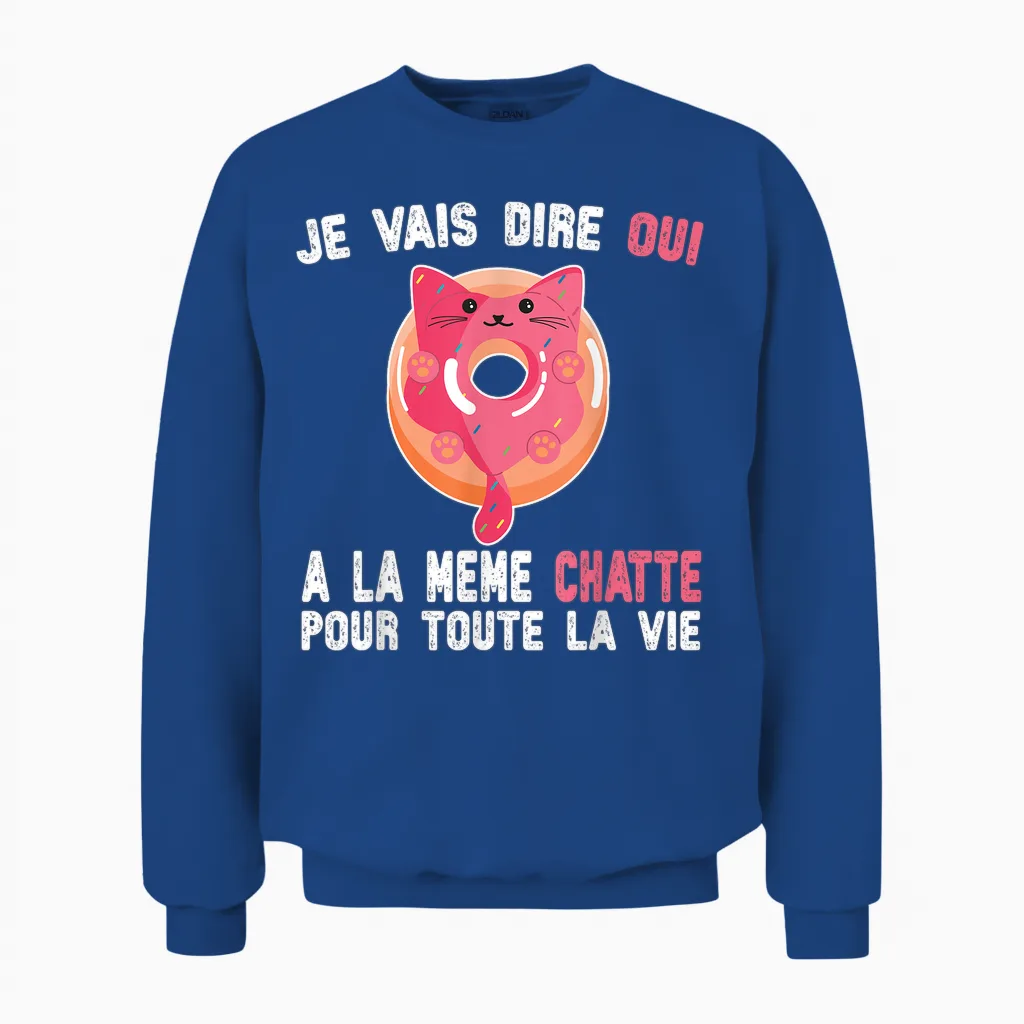 T-Shirt Evg Same Pussy for the Whole Life to Be Groom Unisex Sweatshirt in Royal