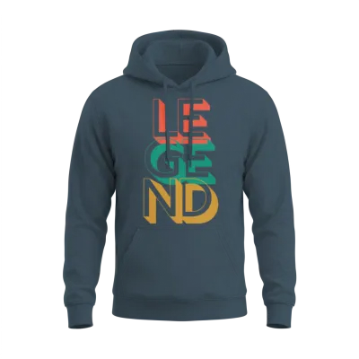 Retro Legend Unisex Hoodie - Dark Heather