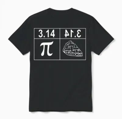 Funny Pi Day Unisex T-Shirt - Black