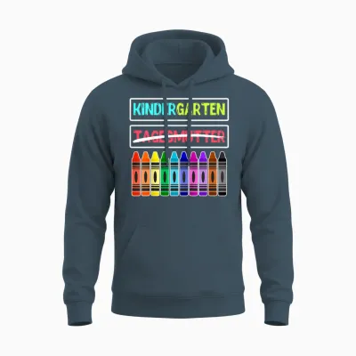 Hallo Kindergarten Tschüss Tagesmutter Kindergartenkind Unisex Hoodie - Dark Heather