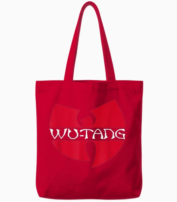 Wu-Tang Austria Clan Logo Tote Bags in Red