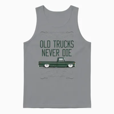 Keep on Truckin Mallard Green Unisex Tank Top - Sport Grey