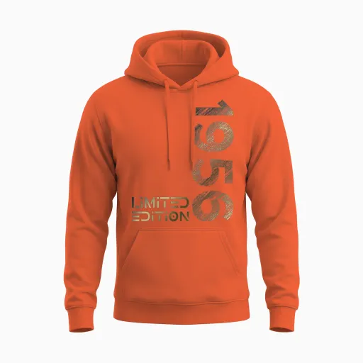 Limited Edition Vintage 1956 Man Woman 70th Birthday Unisex Hoodie - Orange