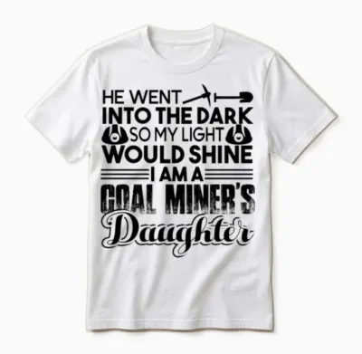 Coal Miner Unisex T-Shirt - White