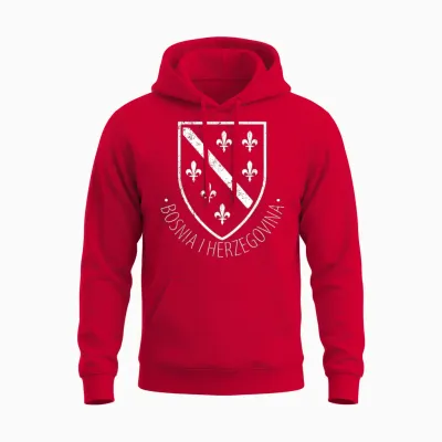 Bosnien Herzegowina Bosnisch Reisend Herzegowinisch National Unisex Hoodie - Red