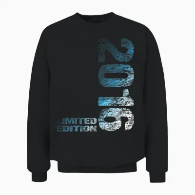 2016 Junge Mädchen 10. Geburtstag Limited Edition 10 Unisex Sweatshirt - Black