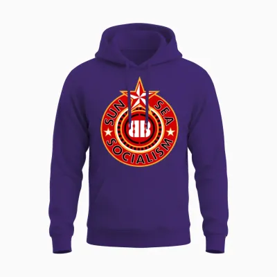 Billy Bragg Sun Sea Socialism Unisex Hoodie - Purple