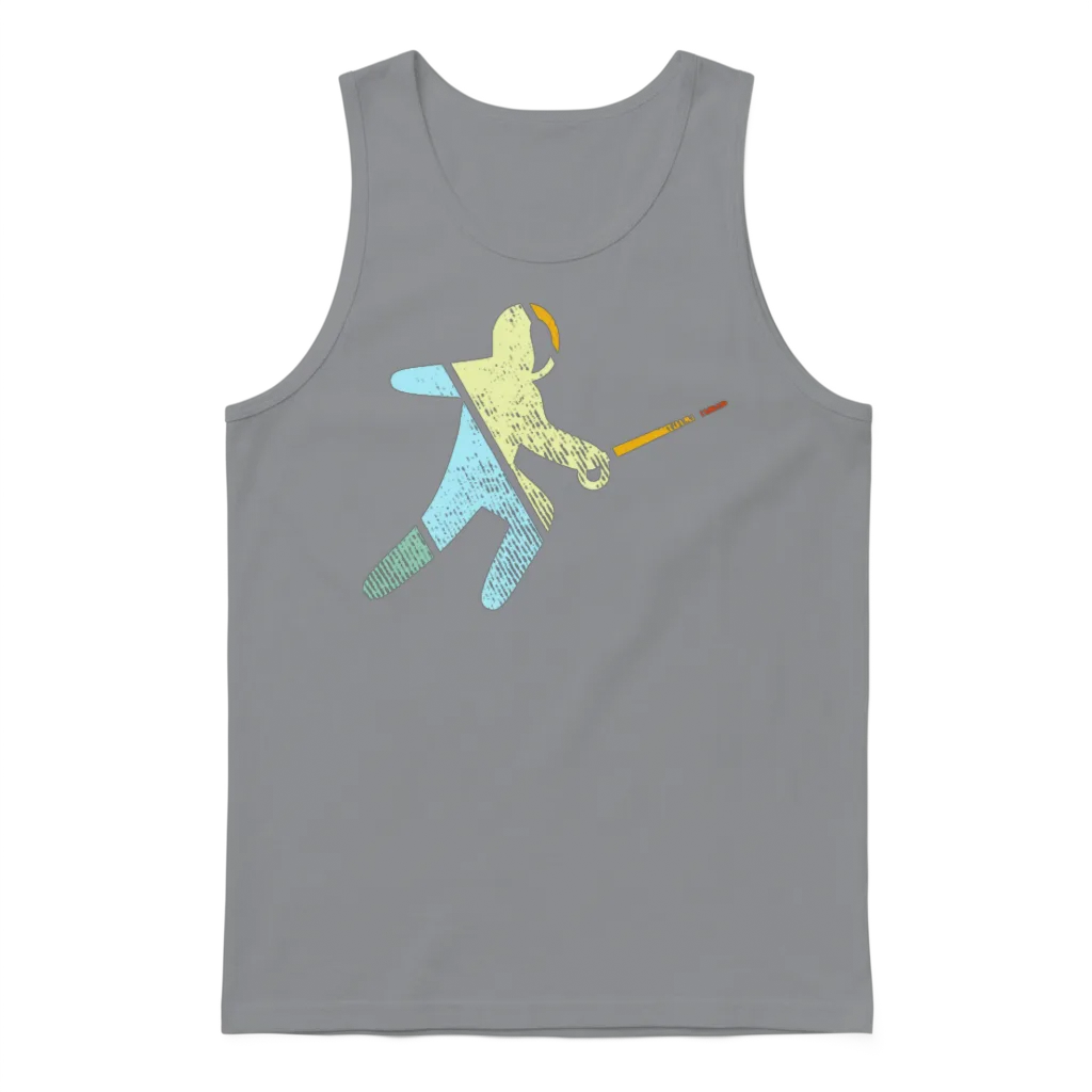 Fencing Retro Unisex Tank Top - Sport Grey