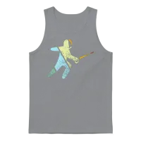 Fencing Retro Unisex Tank Top - Sport Grey – 1