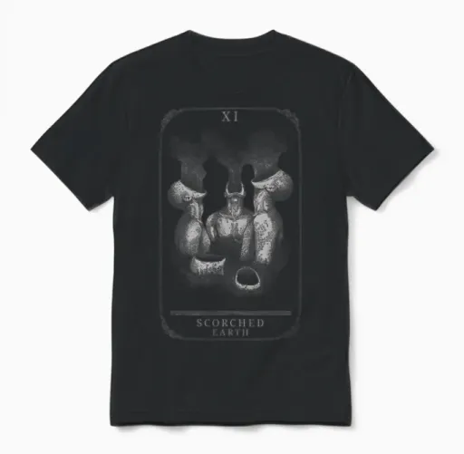 Hunt: Showdown 1896 Scorched Earth T-Shirt, Black, S Unisex T-Shirt in Black