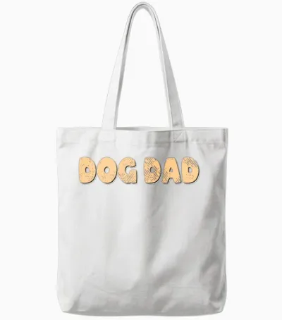 Dog Dad Tote Bags - White