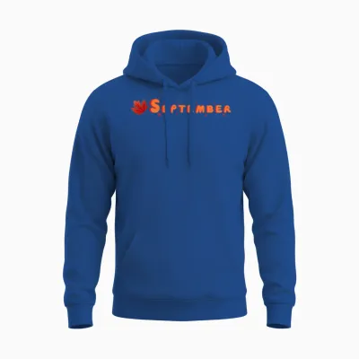 Autumnal September Outdoor Design Unisex Hoodie - Royal