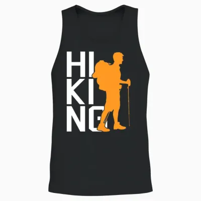 Hiking Unisex Tank Top - Black