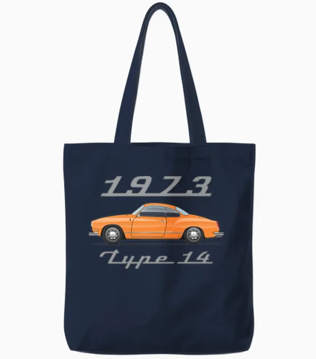 1973 Amber Tote Bags in Navy