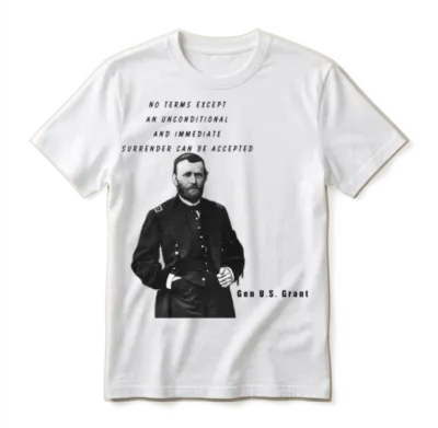 Gen Grant Design 1 Unisex T-Shirt - White