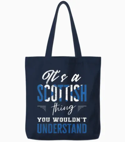 Scottish , Scottish Heritage, Scotland Tote Bags - Navy