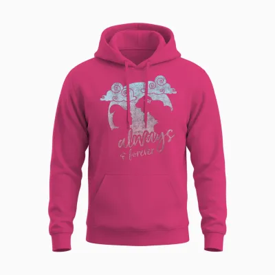 Silhouette De Lune Disney Aladdin Jasmine Et Aladdin Forever Unisex Hoodie - Heliconia